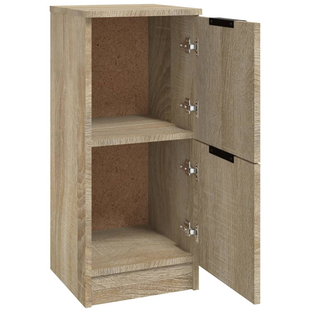 vidaXL 2 Door Sonoma Oak Sideboard Set of 2 Image 6