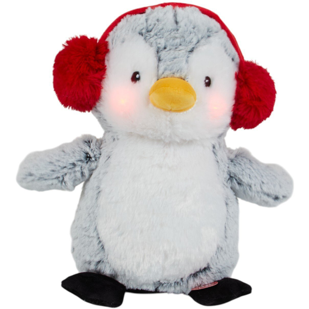 Singing and Dancing Penguin Plush Grey Image 1