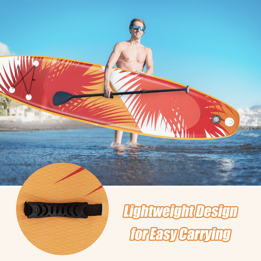 Costway Inflatable Non Slip Deck Stand Up Paddle Board 11ft Image 8