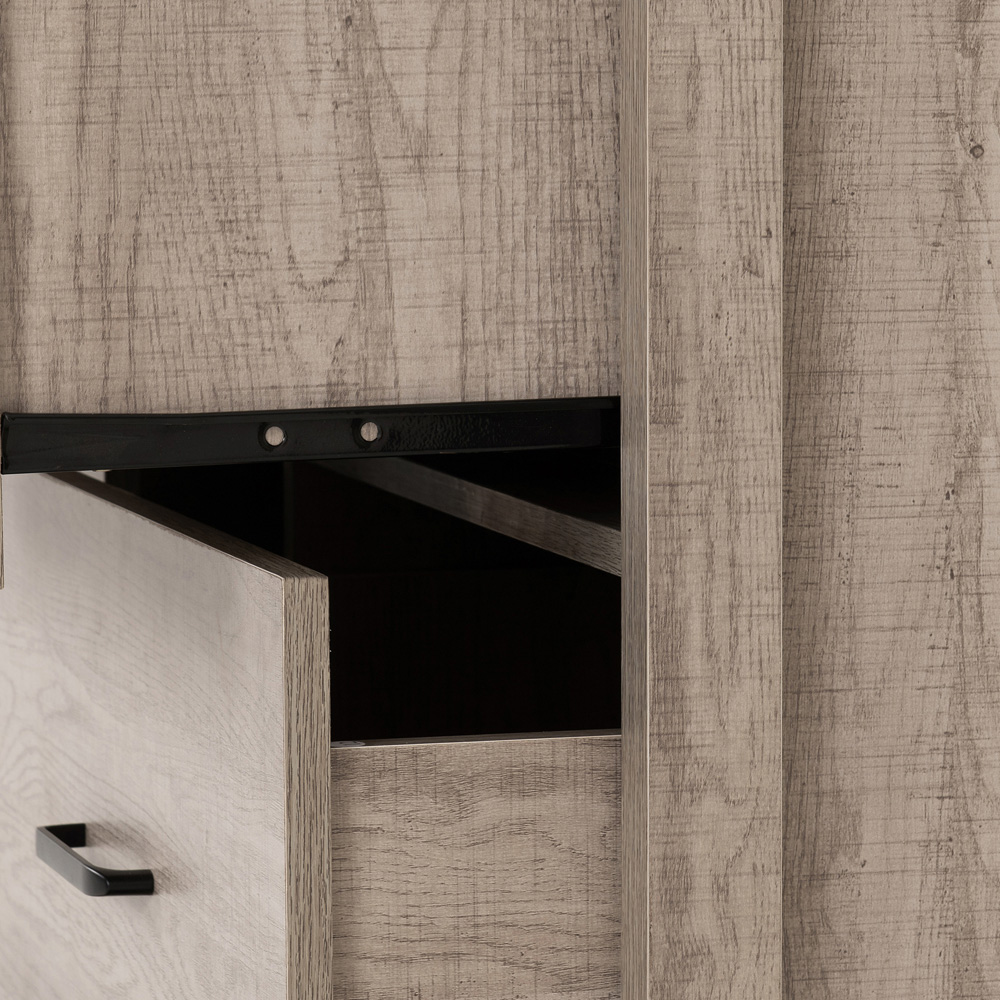 Seconique Oliver 6 Drawer Light Oak Effect Chest of Drawers Image 7