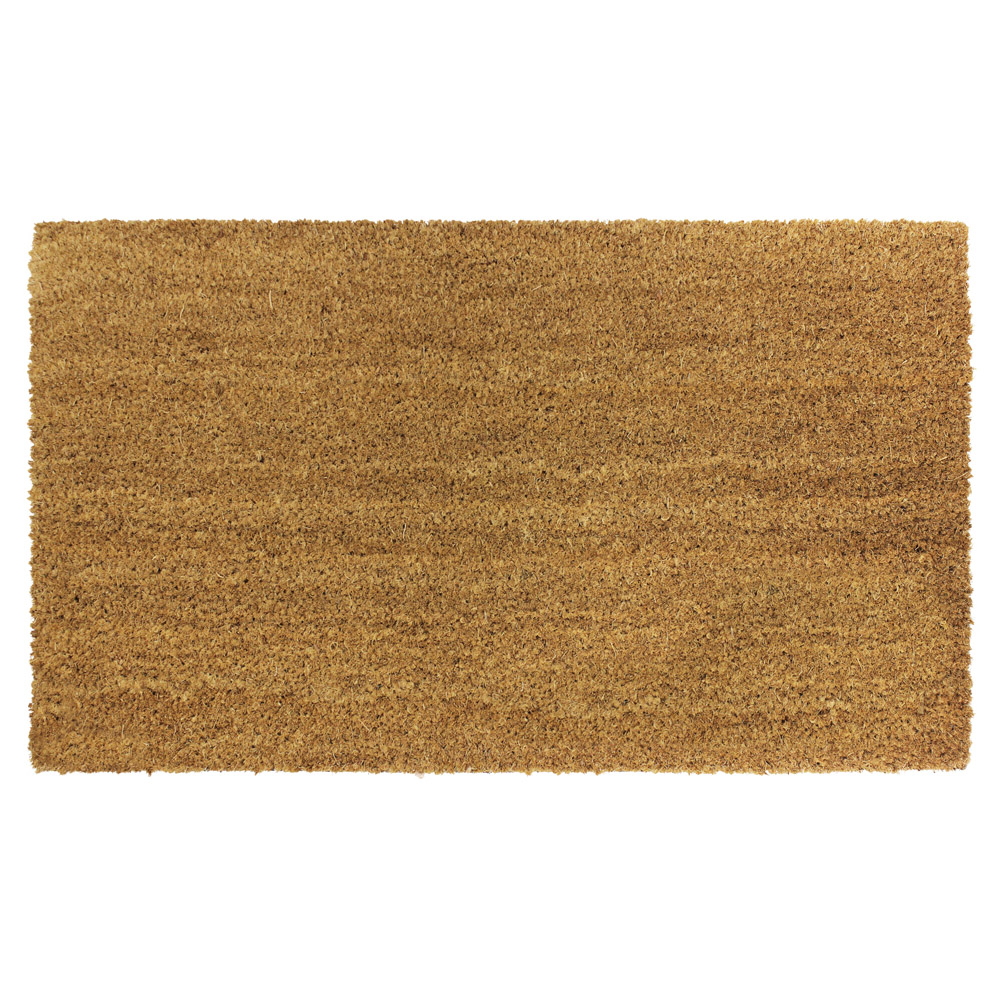 JVL Manor Plain Latex Coir Door Mat 40 x 60cm 2 Pack Image 3