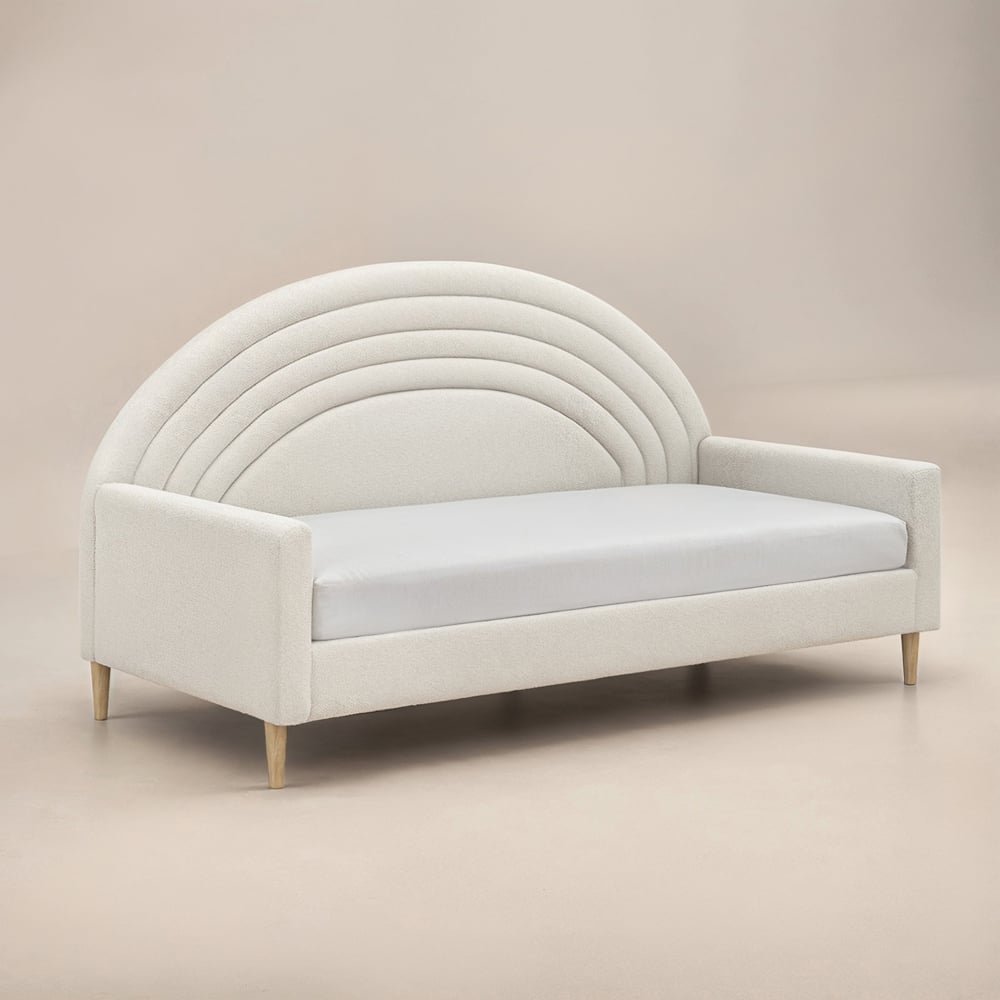 Flair Noa Beige Teddy Rainbow Day Bed Image 2