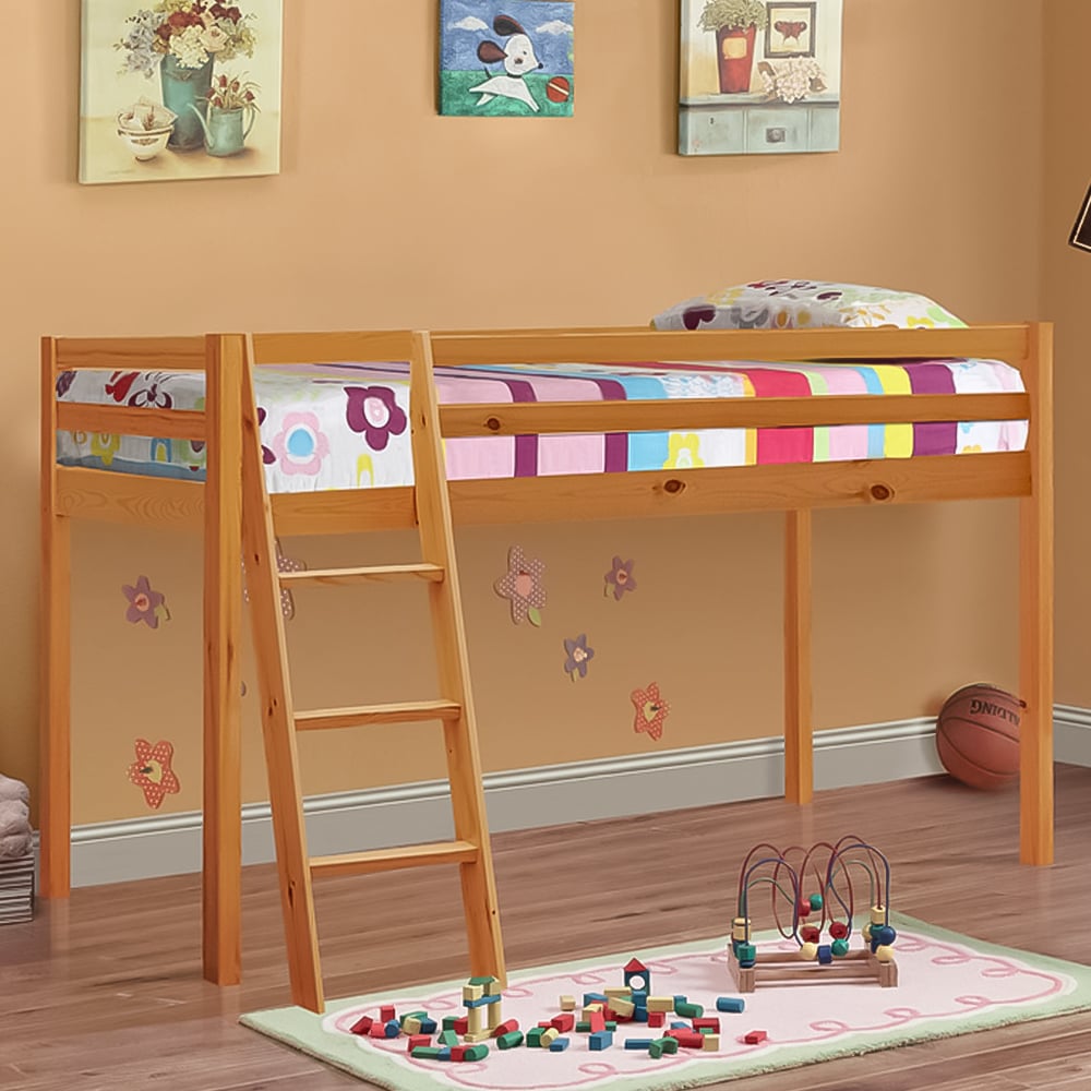 Brooklyn Single Caramel Mid Sleeper Bed Image 1