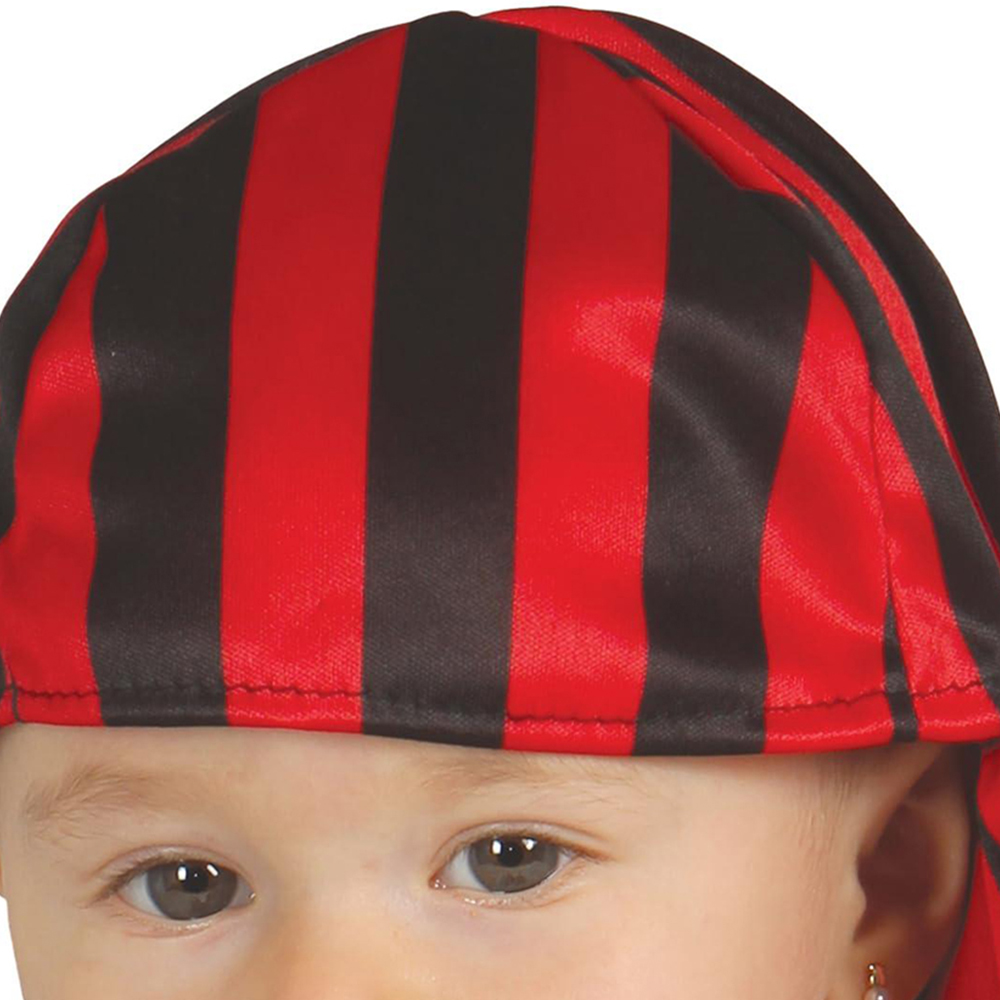 Fiestas Guirca Black and Red Toddler Baby Pirate Costume 18 to 24 Months Image 2