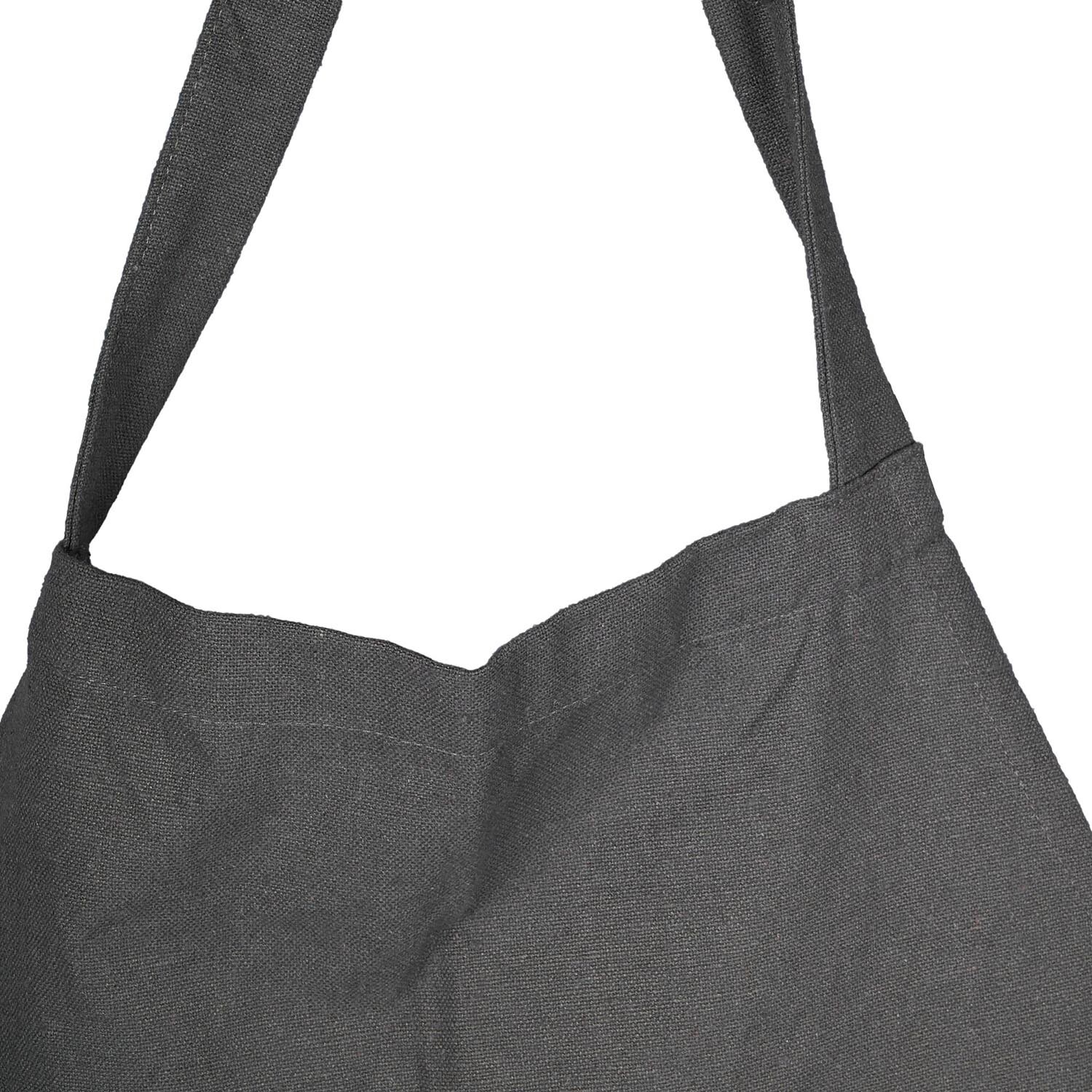 Terry Apron with Pocket - Dark Grey Image 2