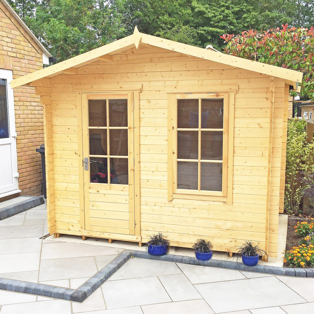 Shire Bucknells 12 x 10ft Pressure Treated Log Cabin Image 2