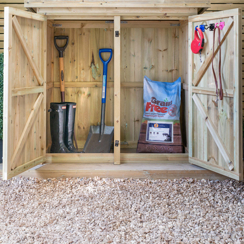 The Garden Village Gisburn 5 x 3ft Medium Garden Storage Shed Image 6