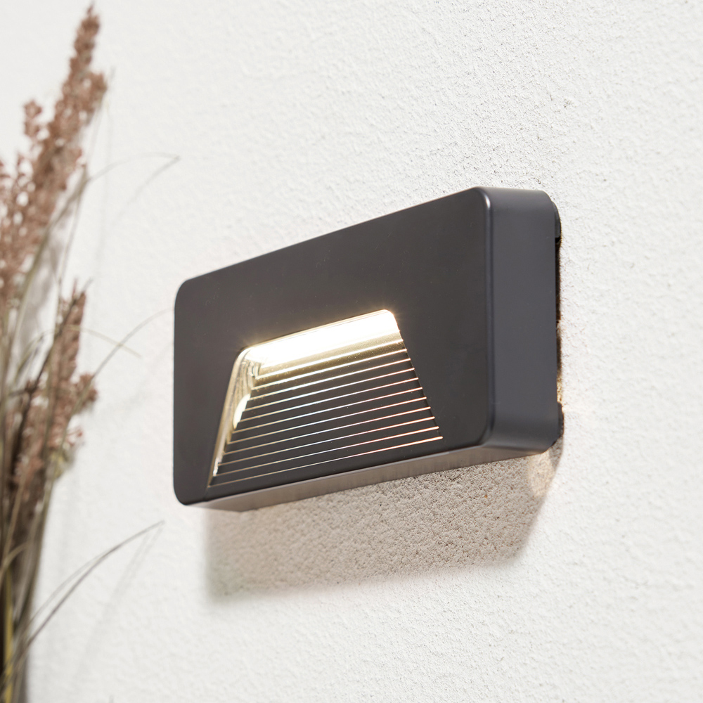 Coast Brix 280 Lumens Anthracite LED Guide Wall Light Image 6