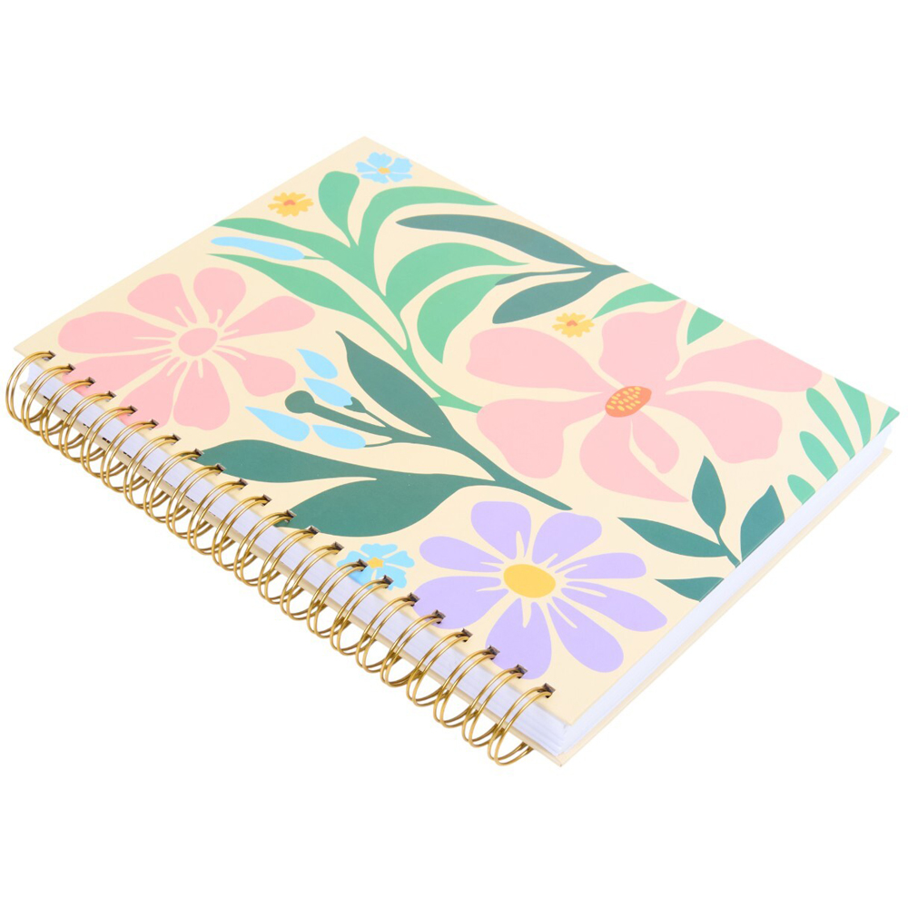 Summer Florals Spiral Notebook A4 Image 4