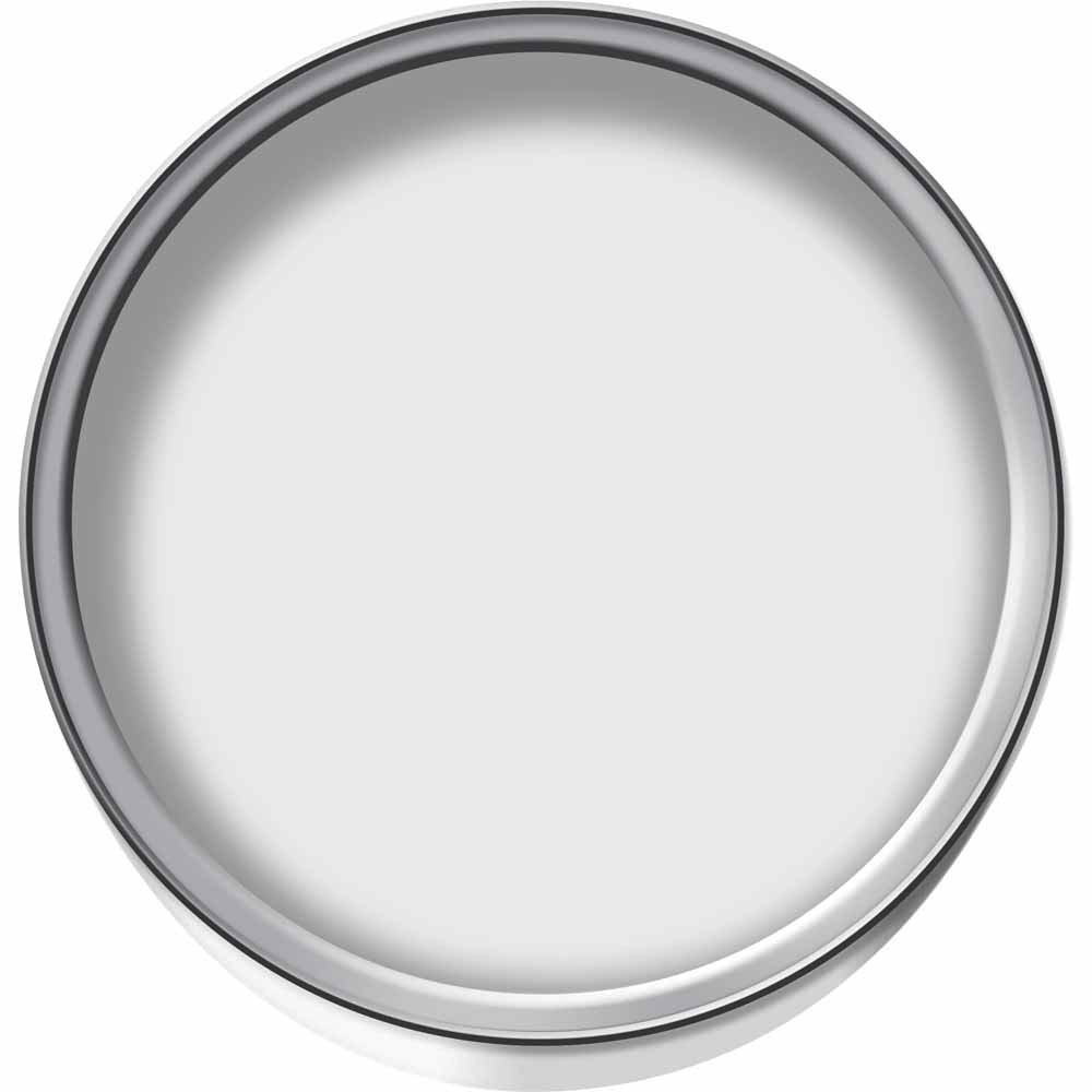 Wilko One Coat Interior Wood Calm White Satin Paint 750ml Wilko