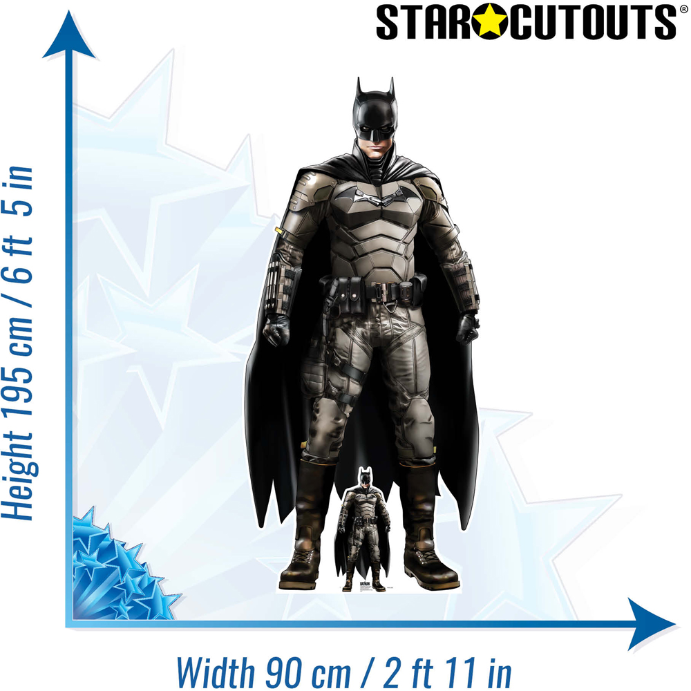 Star Cutouts Batman Robert Pattinson Graphic Art Style Cardboard Cutout 6.5ft Image 4
