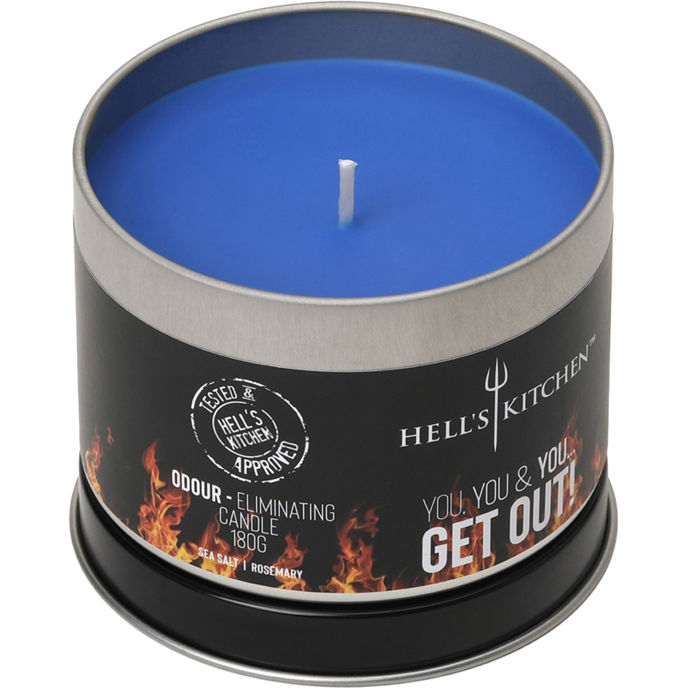 Hell's Kitchen Sea Salt and Rosemary Scented Candle Image 4