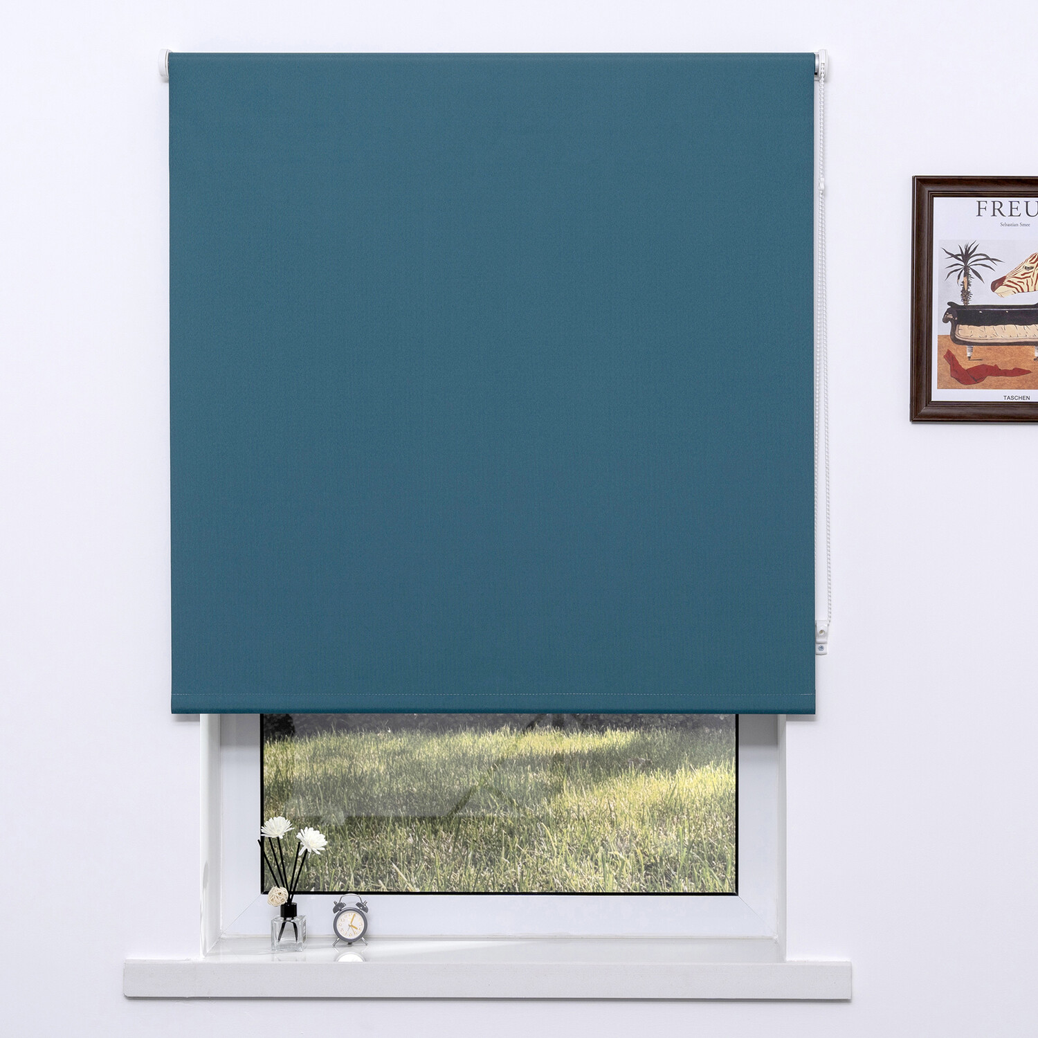 Plain Blackout Blinds - Emerald / 90cm Image 1