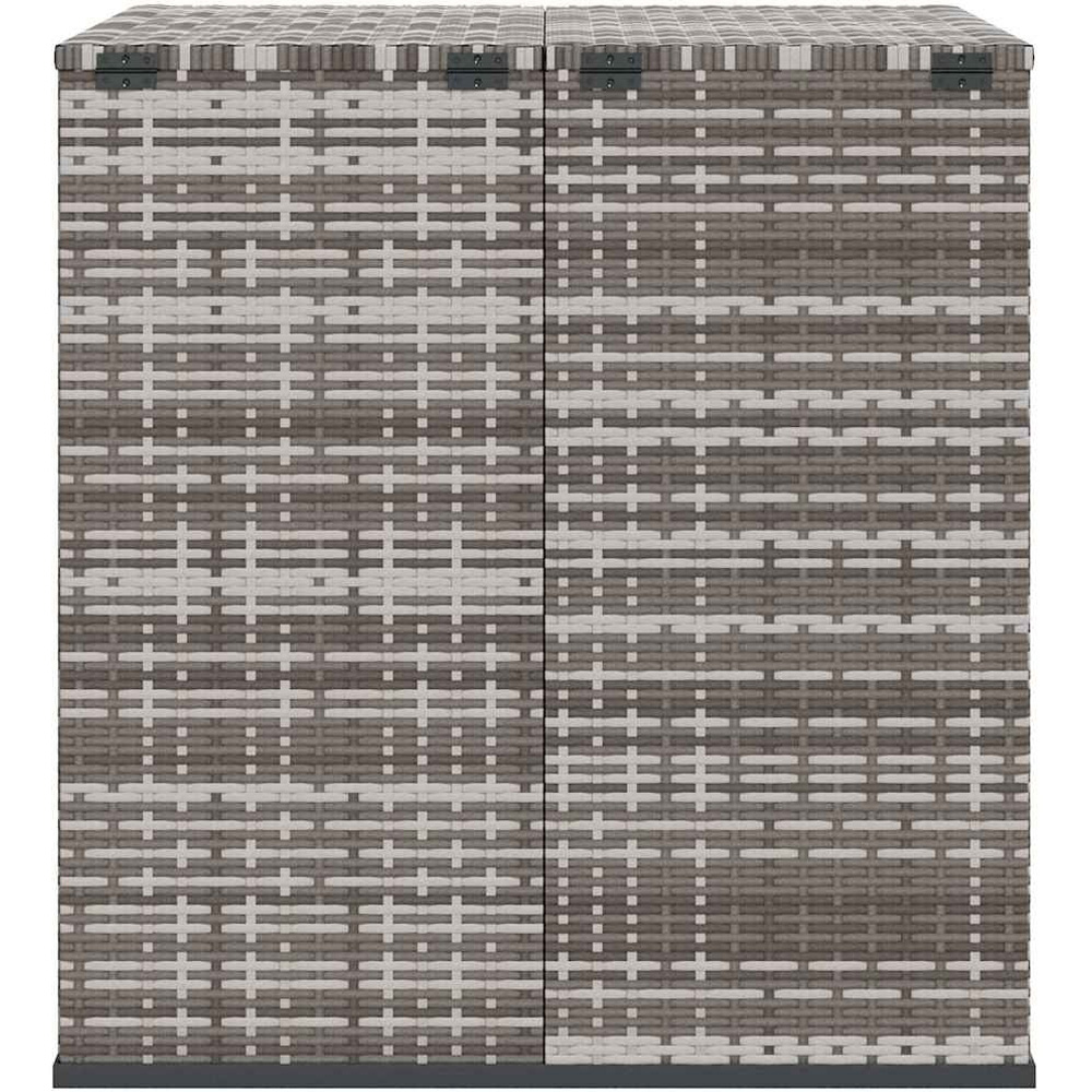 Walplus Grey PE Rattan Cushion Box 104 x 98 x 100cm Image 6