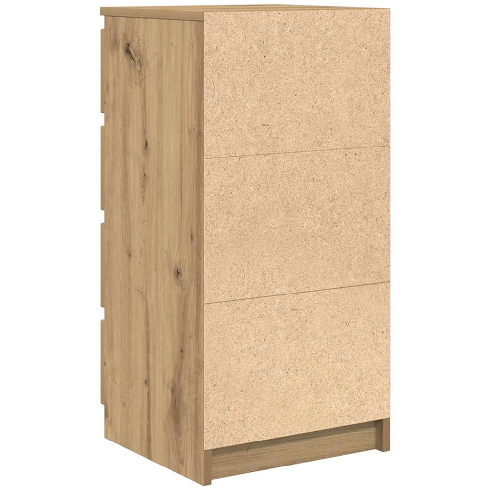 vidaXL 4 Drawer Artisan Oak Sideboard Image 8