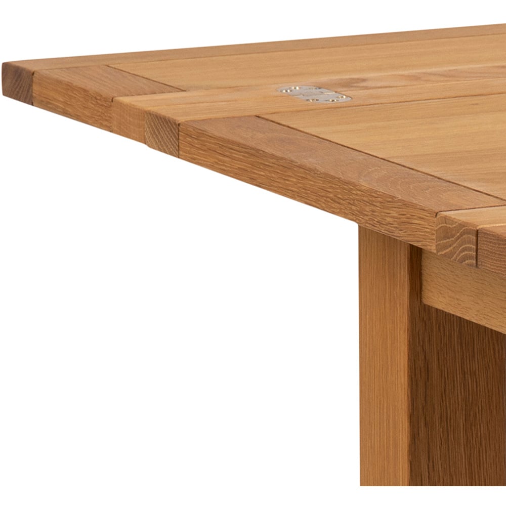 Florence Kenley 2 Seater 45 to 90cm Extending Dining Table Oak Image 5