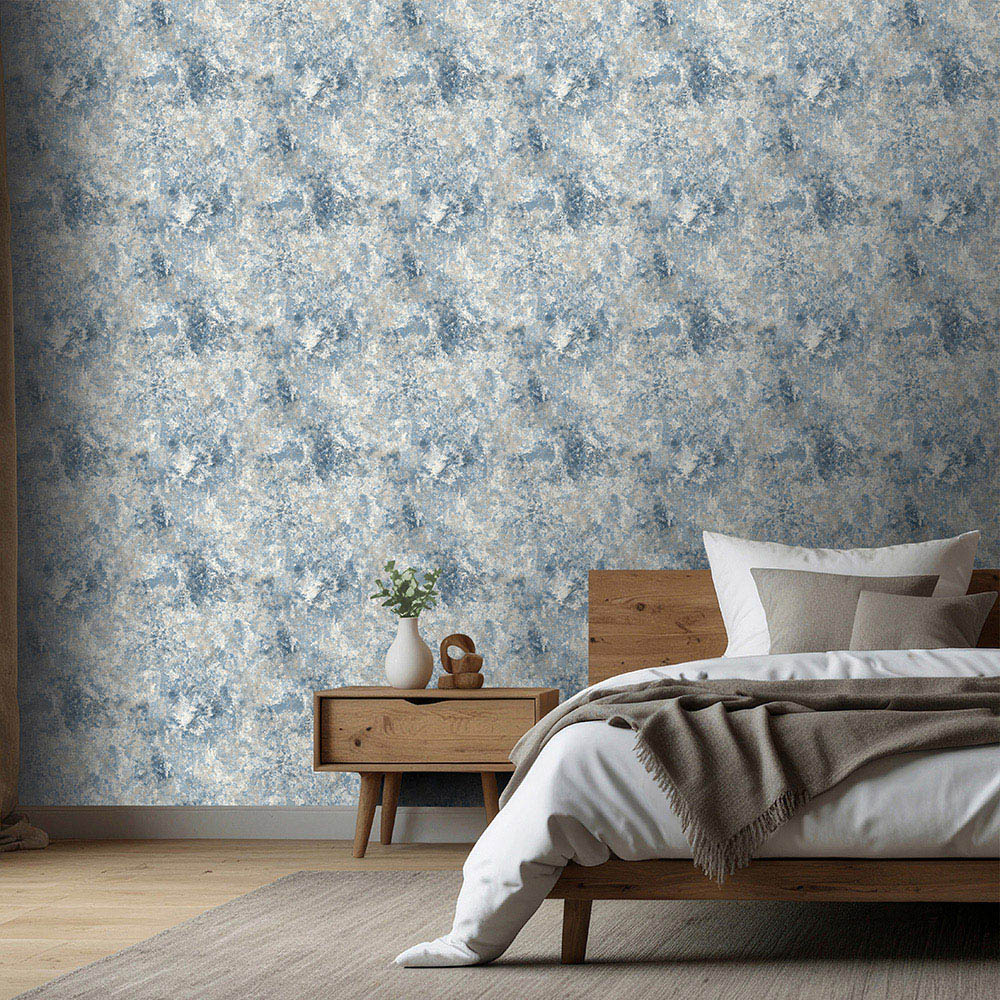 Muriva Perico Stone Blue Wallpaper Image 5