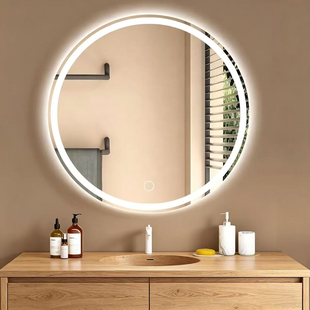 Gr8 Home LED Anti-Fog Touch Dimmable Round Wall Mounted Bathroom Mirror 60cm Image 5