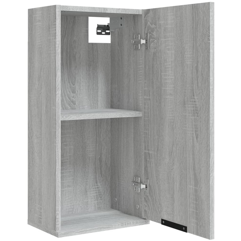 vidaXL Single Door Grey Bathroom Cabinet Image 5
