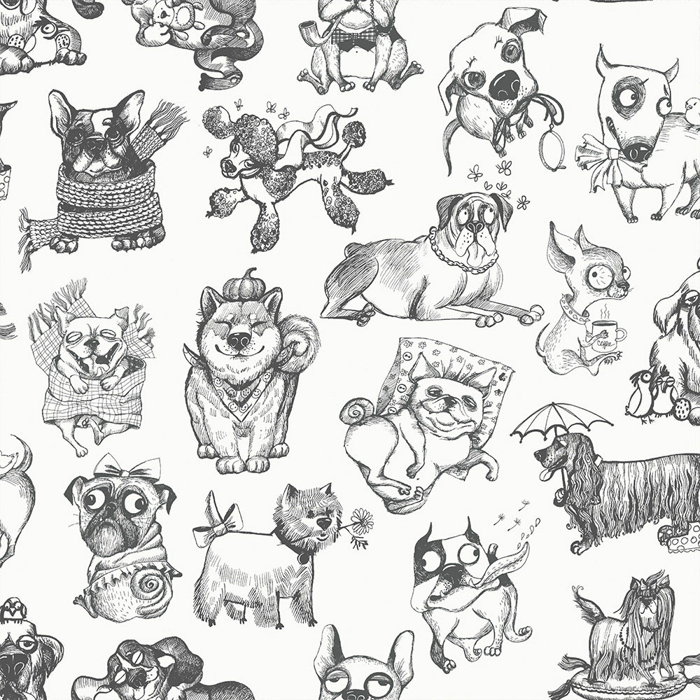 Muriva Pooches Wallpaper Image 1
