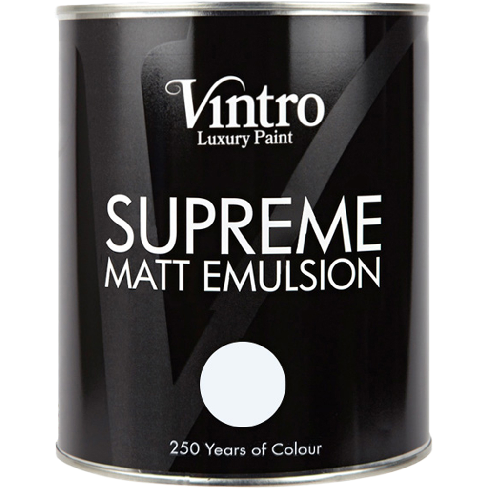 Vintro Paint Beau Blue Matt Emulsion Interior Paint 1L Image 2