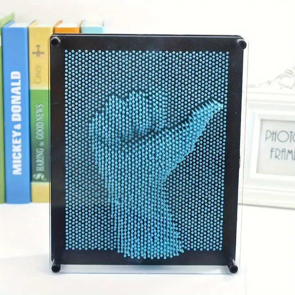 Dyzi Blue 3D Pin Art Colourful CreativeToy Boards Image 5
