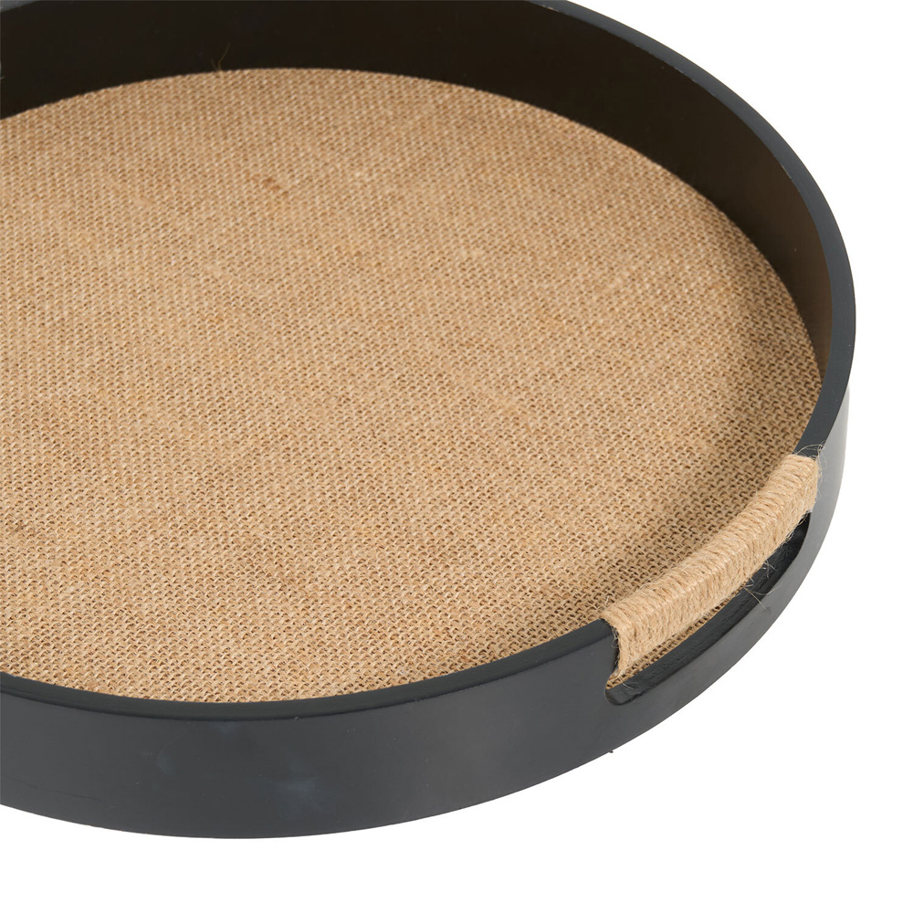 Rope Tray Black Image 3