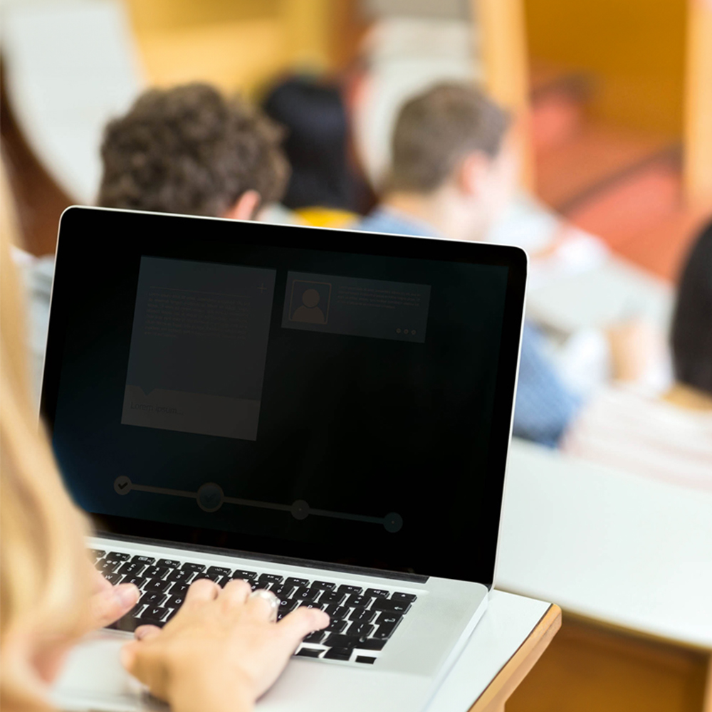 Durable Blue Light Anti-glare Magnetic Privacy Filter 14 inch Image 2