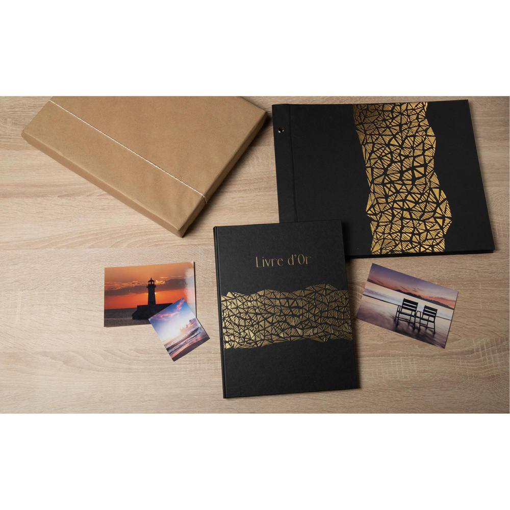 Exacompta Aramy Black Photo Album with Screws 40 Pages 160 Photos Image 6