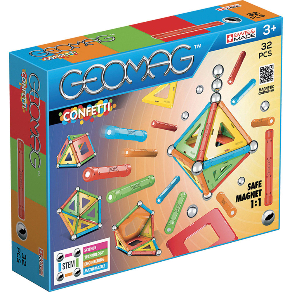 Geomag Confetti Magnet Play Set 32 Piece Image 1
