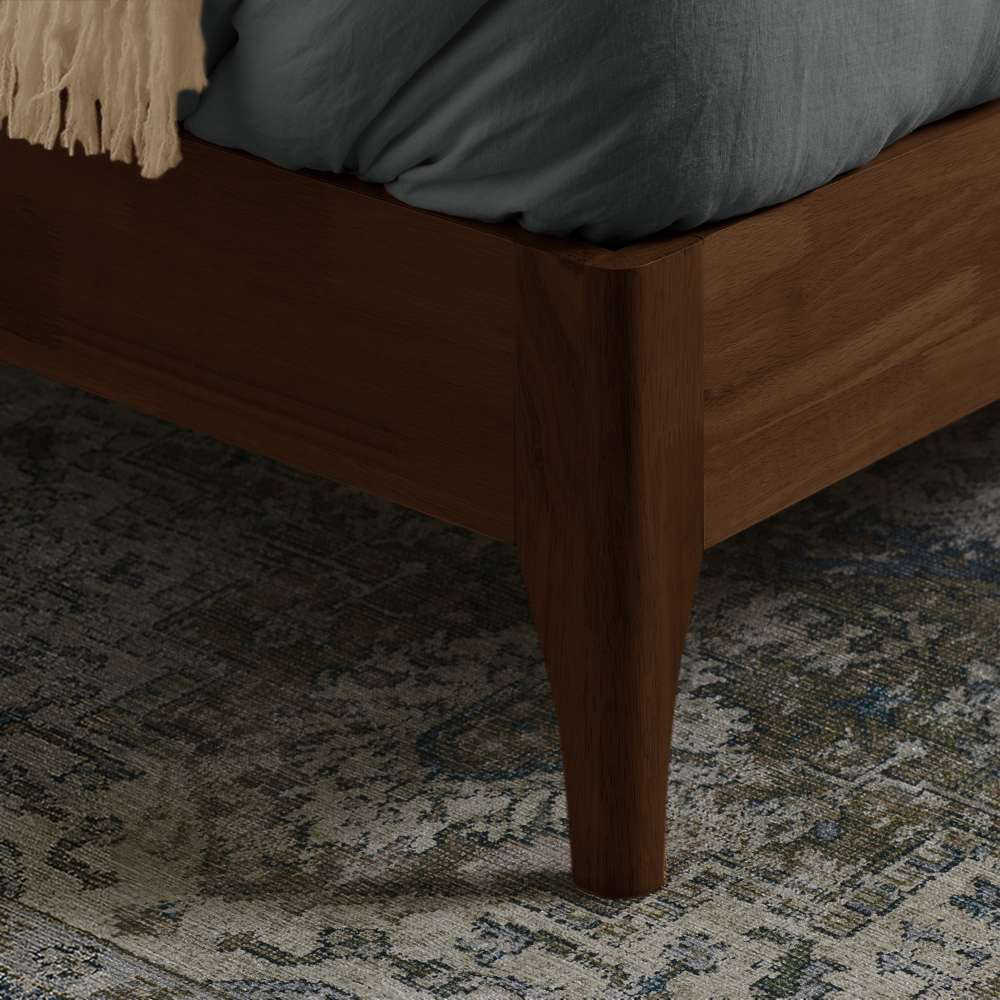 Birlea Halfden King Size Bed Frame with Boucle Winged Headboard Image 8
