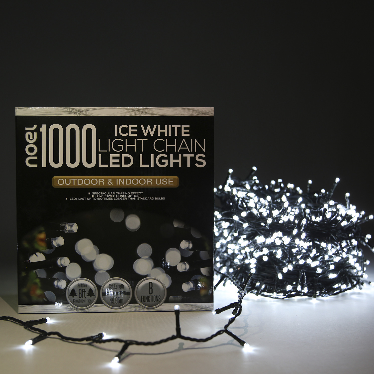 LED Light String - White / 1000 Image 2