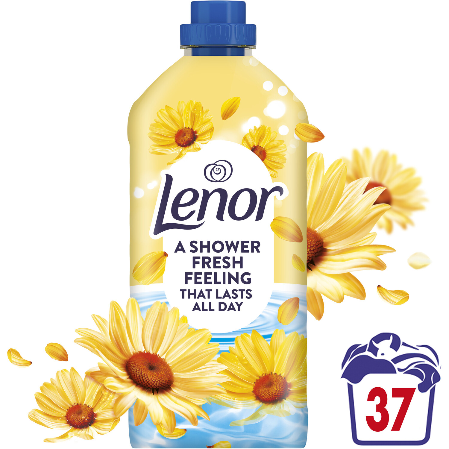 Lenor Shower Fresh Fabric Conditioner Summer Breeze 37 Image 2