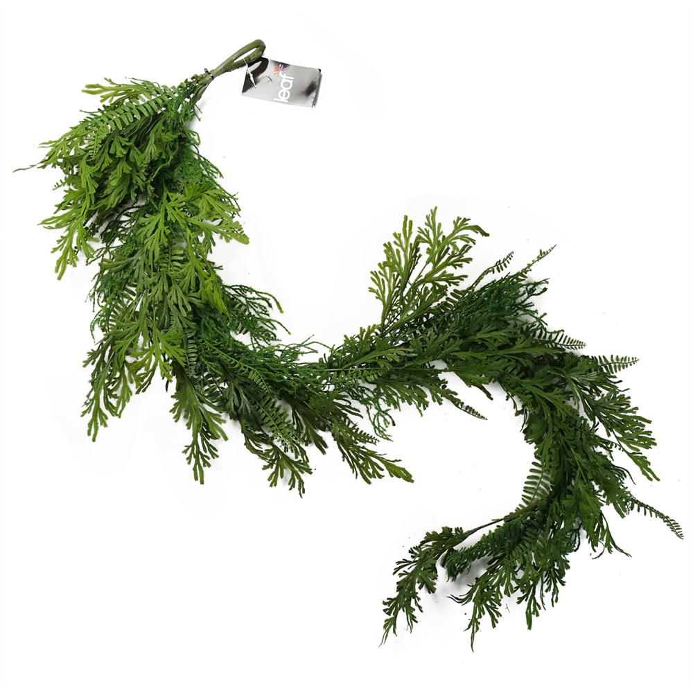 Leaf Trailing Fern Artificial Garland 140cm Image 1