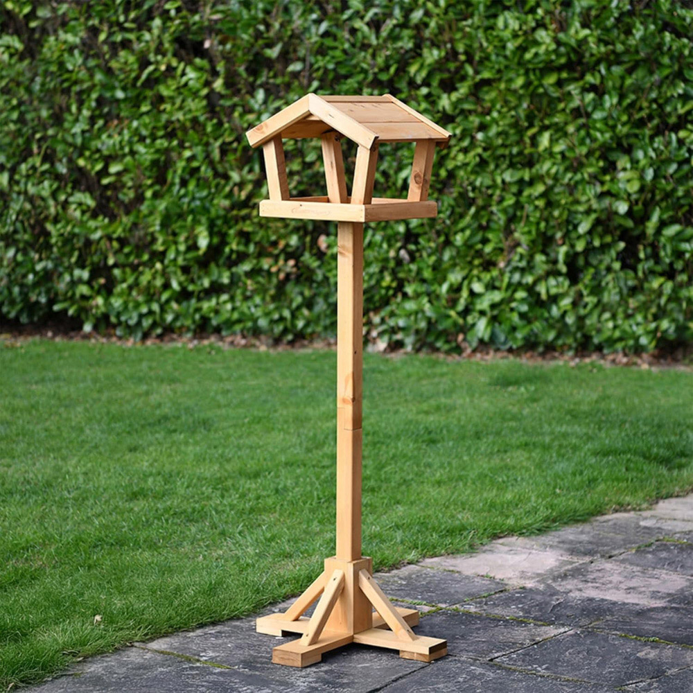 Happy Beaks Pembridge Wooden Bird Table Image 2