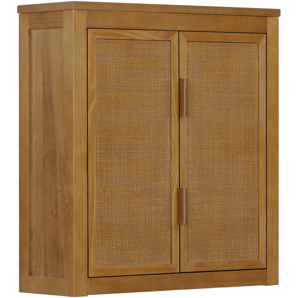 Teamson Home Hatteras 2 Door Natural Wall Cabinet Image 2