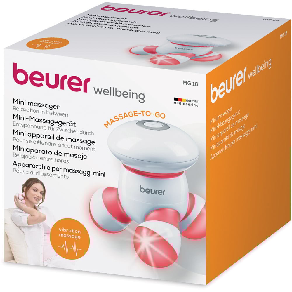 Beurer MG 16 Red Mini Massager Image 2