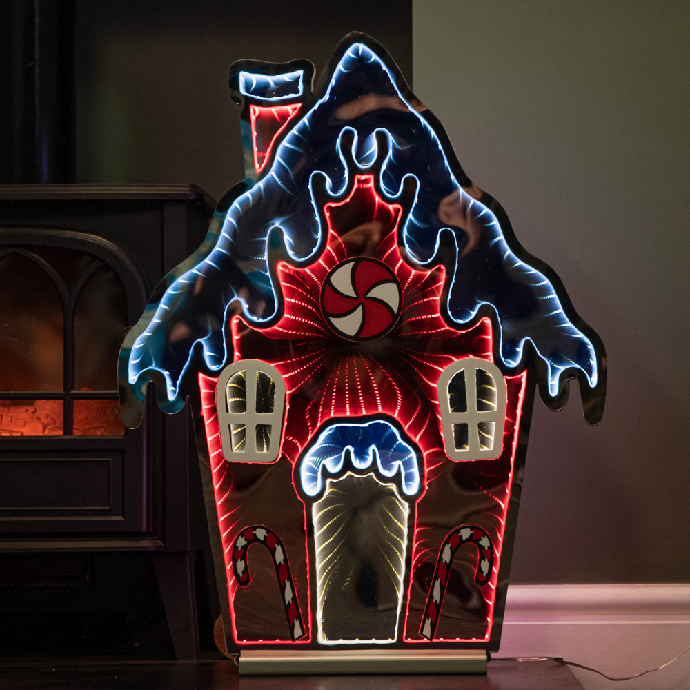 Samuel Alexander Light Up Gingerbread House Christmas Decoration 66cm Image 4
