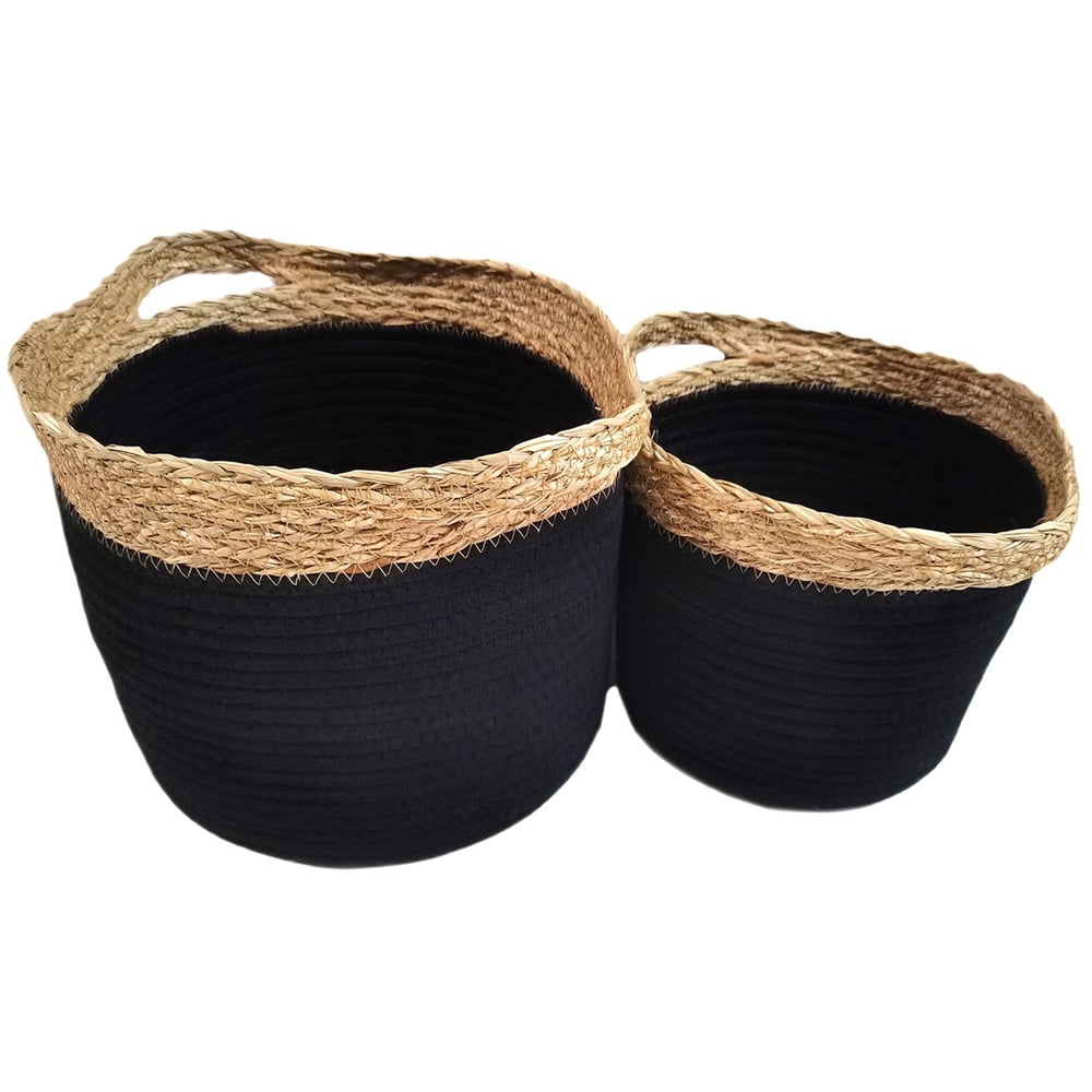 S2 Global Nordic Cotton Baskets Set of 2 Image