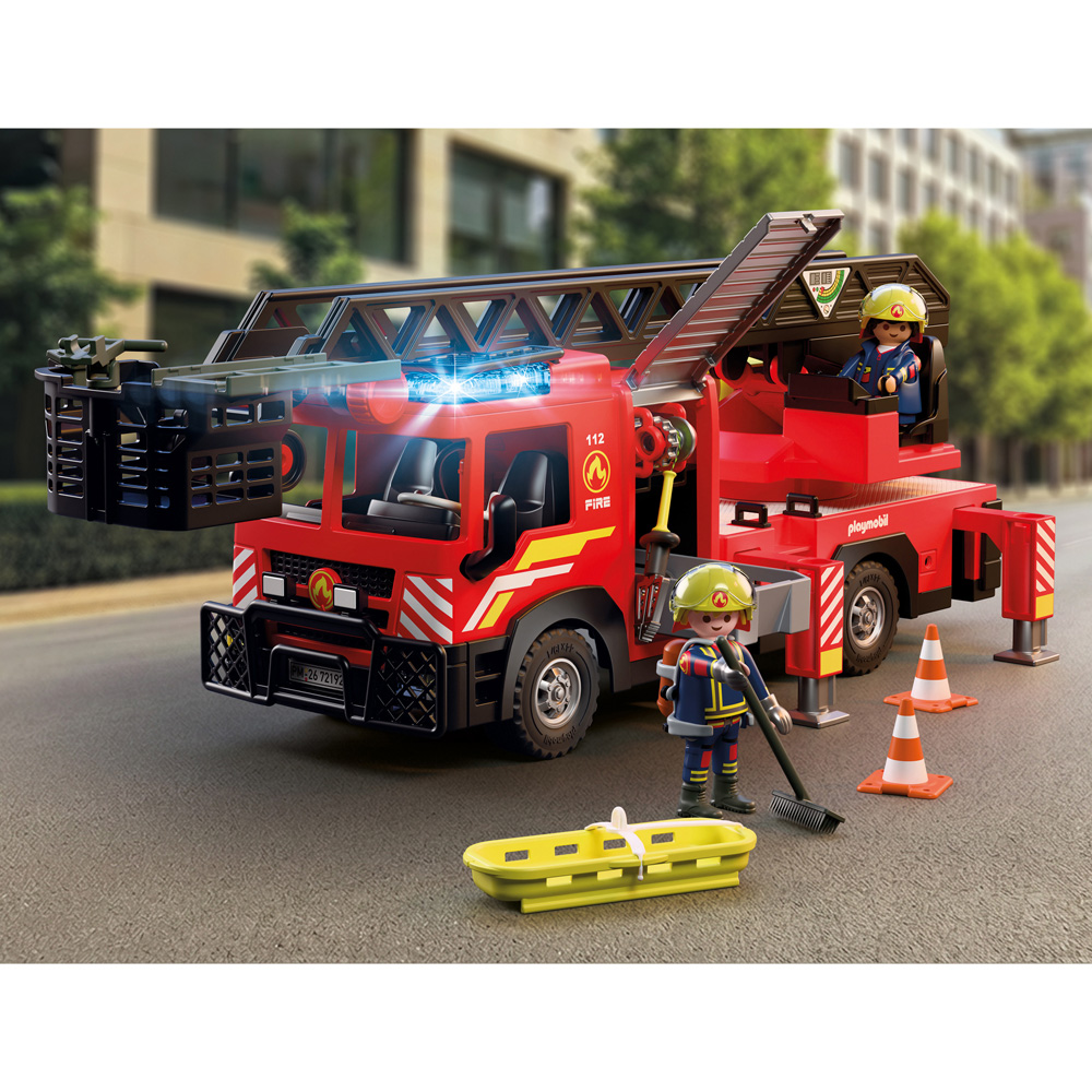 Playmobil Fire Ladder Truck Play Set Image 6