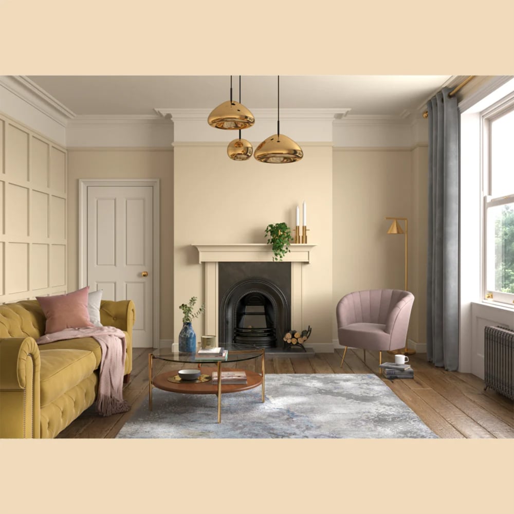 Dulux Heritage Walls and Ceilings Cream Velvet Matt Emulsion Paint 5L Image 4