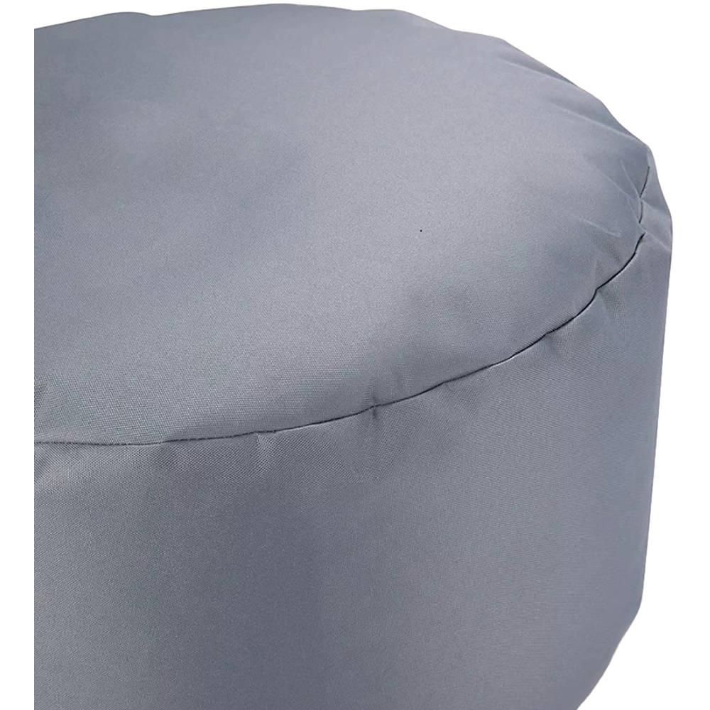 Kaikoo Grey Outdoor Round Drum Bean Bag Image 3
