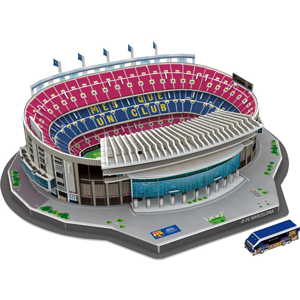 Banbo FC Barcelona Spotify Camp Nou Stadium 3D Puzzle Image 1