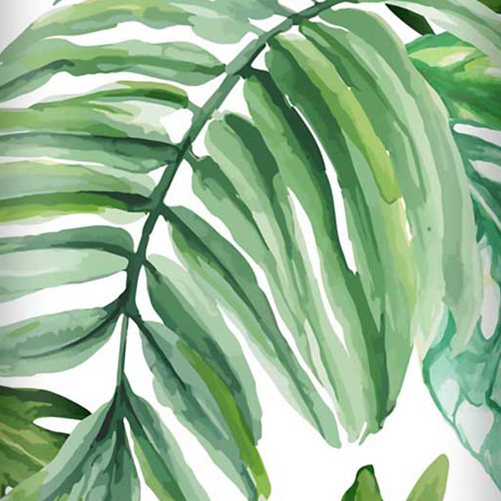 Warren Reed Designer Small Exotic Rainforest Leaves Suitcase Image 3