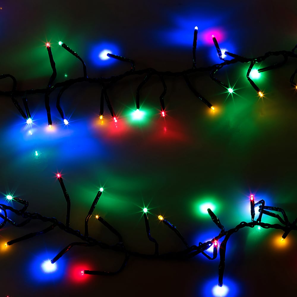 The Christmas Workshop 960 Multicolour LED Cluster String Light Image 2