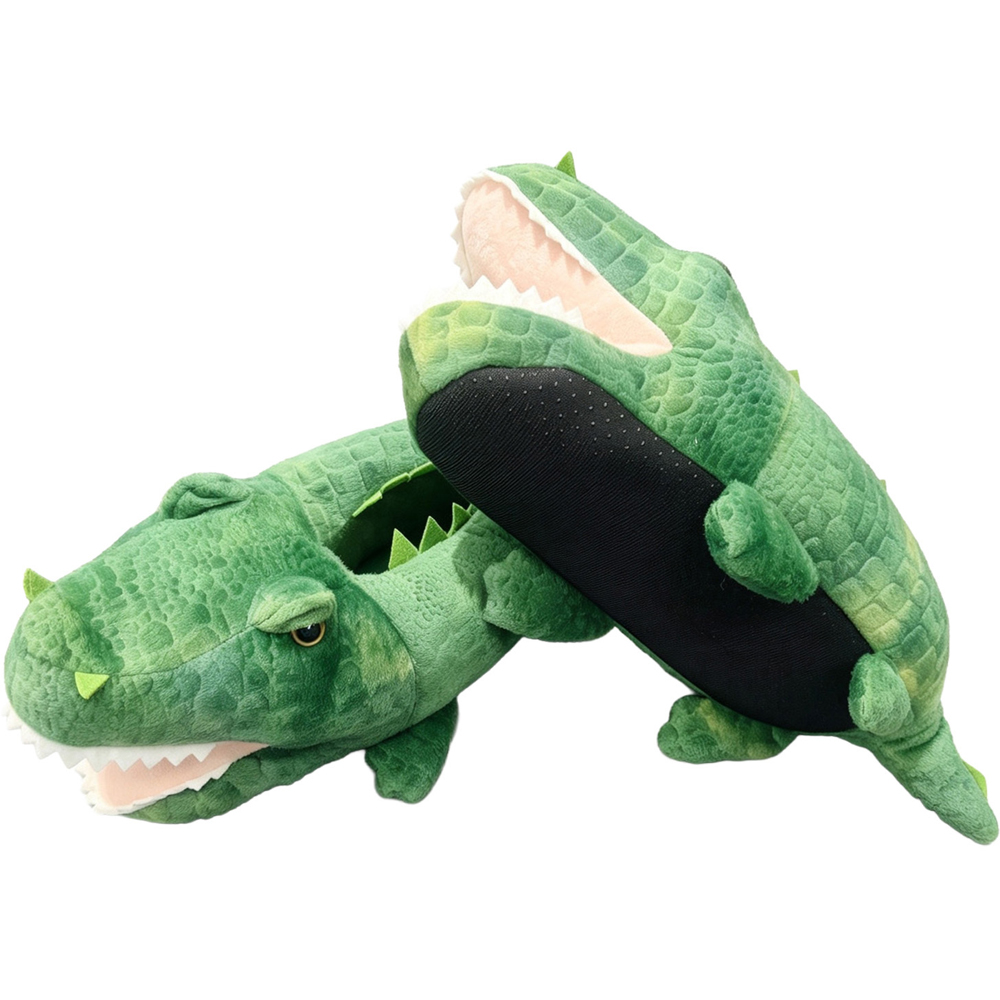 Crocodile Fluffy Slippers Image 5