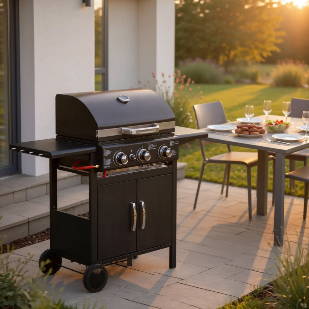 Blazebox 3 Burner Gas BBQ Complete Kit Image 8