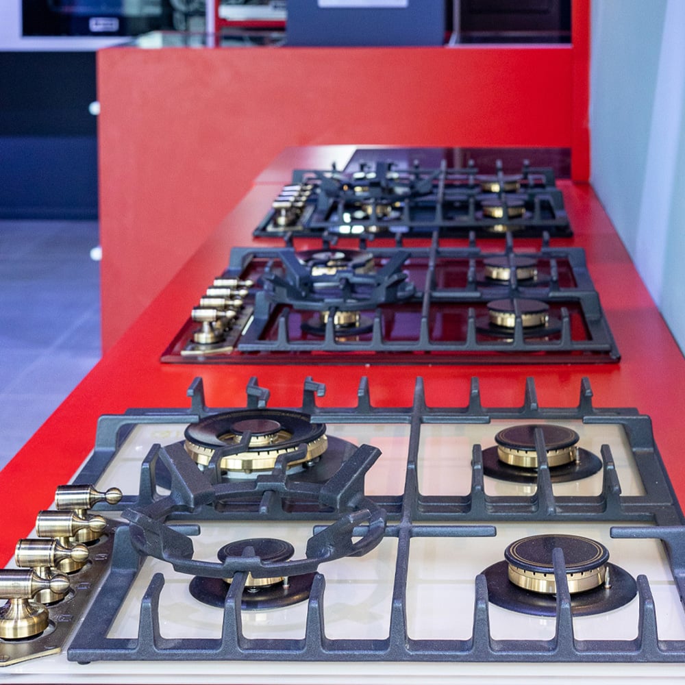 Kaiser Empire Ivory Glass Turbo Gas Hob 60cm Image 2