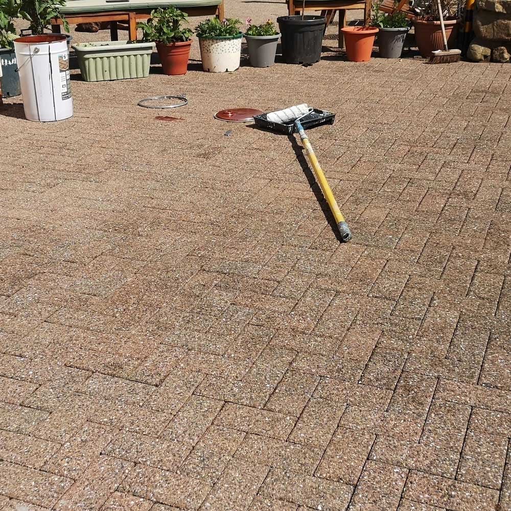 SmartSeal Tan Block Magic Block Paving Paint and Sealer 5L Image 3