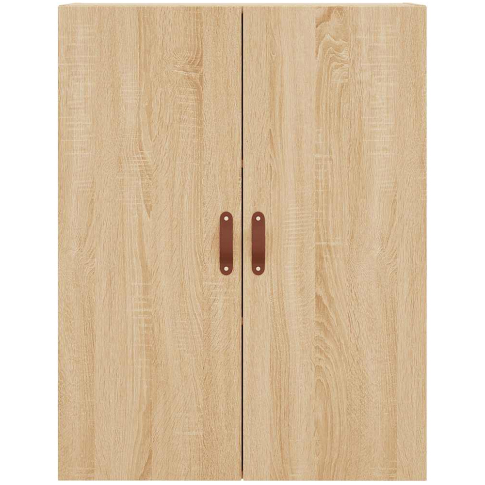 vidaXL 2 Door 3 Drawer Sonoma Oak Highboard with Metal Legs Image 6